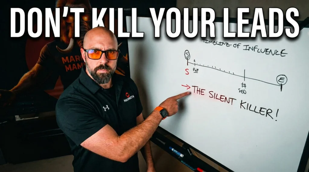 youtube thumbnail about killing leads